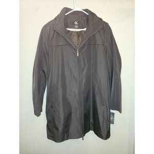 Calvin Klein Men's‎ Jacket Coat, Espresso Gray, NWT, Size XL, Hood